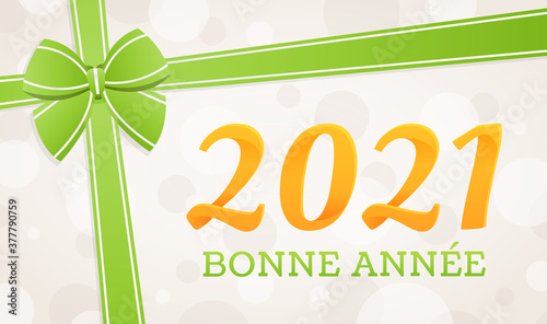 Bonne année 2021 - Carte de voeux