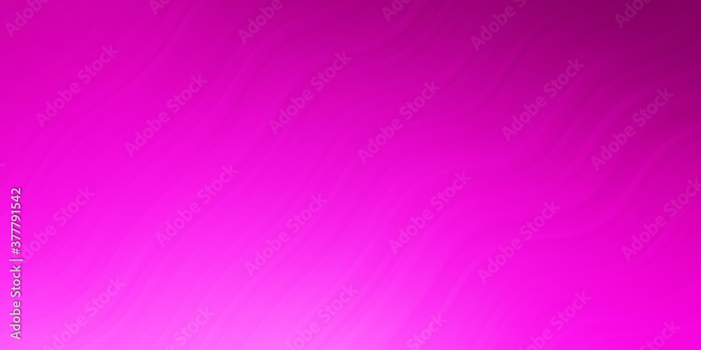 Light Pink vector background with bent lines. Bright sample with colorful bent lines, shapes. Template for cellphones.