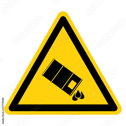 Warning This Container Has Been Triple Rinsed Symbol Sign, Vector Illustration, Isolate On White Background Label. EPS10