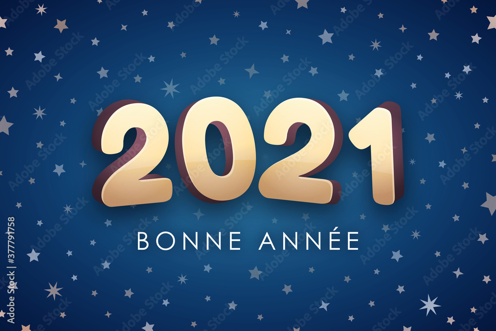 Bonne année 2021 - Carte de voeux Bonne année 2021 - Carte de voeux