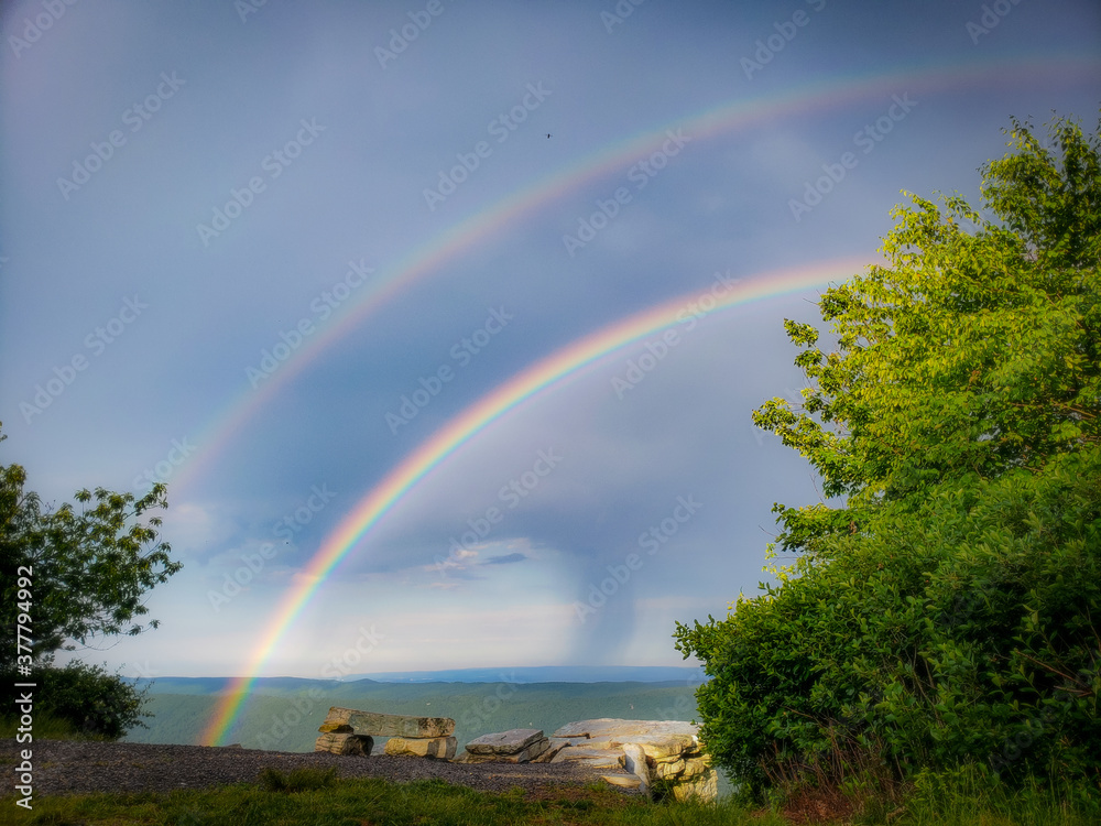 Double rainbow Double rainbow