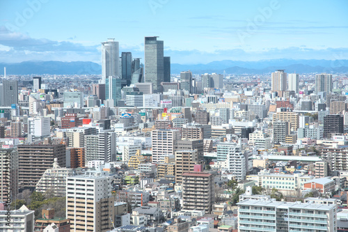 名古屋駅周辺の高層ビル 愛知県 日本 © image360
