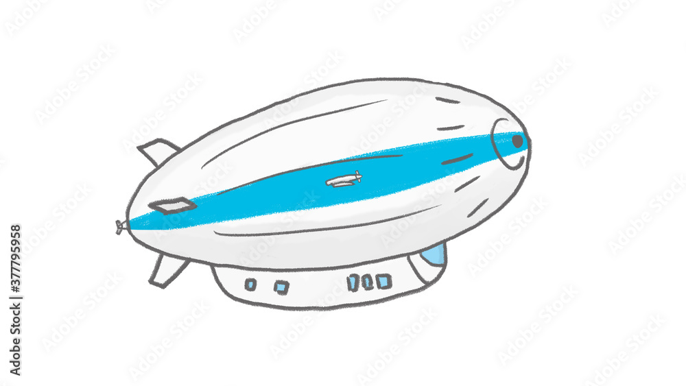 飛行船イラスト 飛行船イラスト