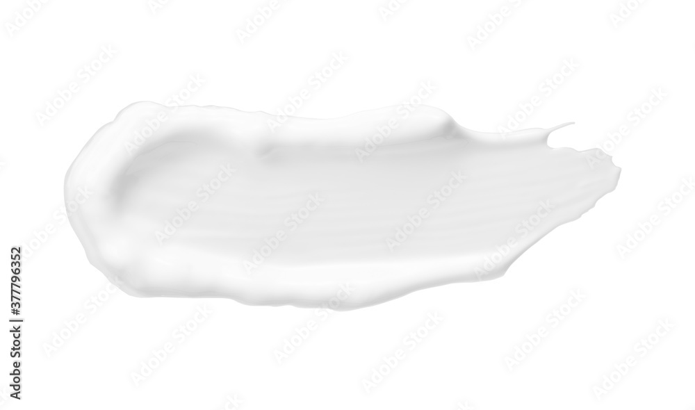 The texture of white glue cream The texture of white glue cream