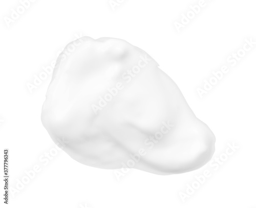 The texture of white glue cream