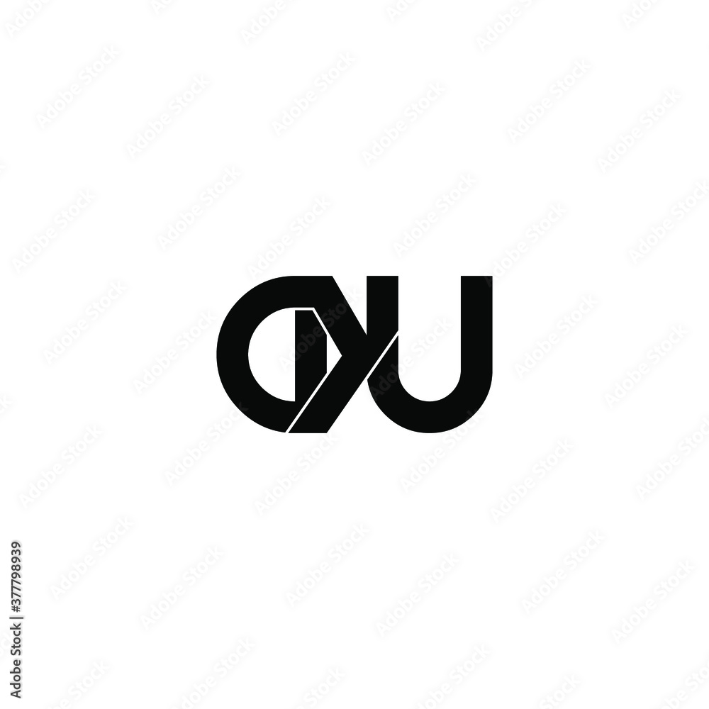 dku letter original monogram logo design dku letter original monogram logo design