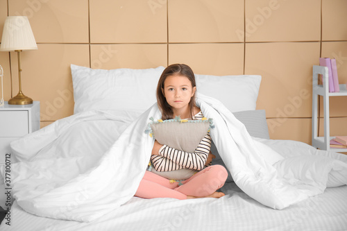 Little girl suffering from ...