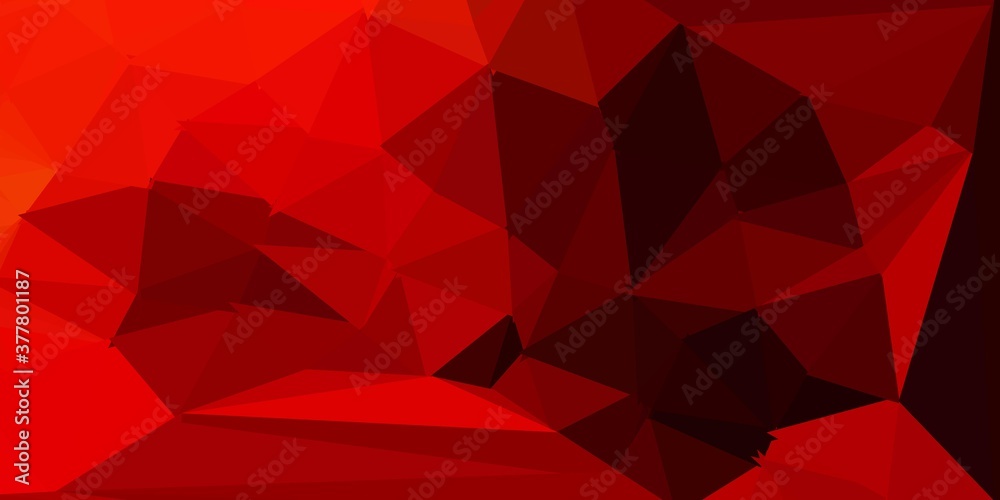 Dark orange vector abstract triangle template. Dark orange vector abstract triangle template.