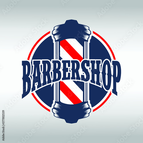 Barber Shop labels, banner, logo vector photo