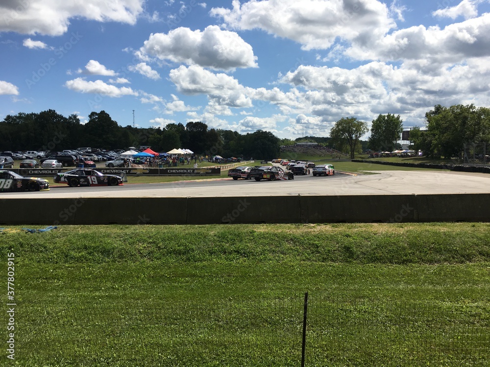 Fototapeta premium a day at the racetrack 