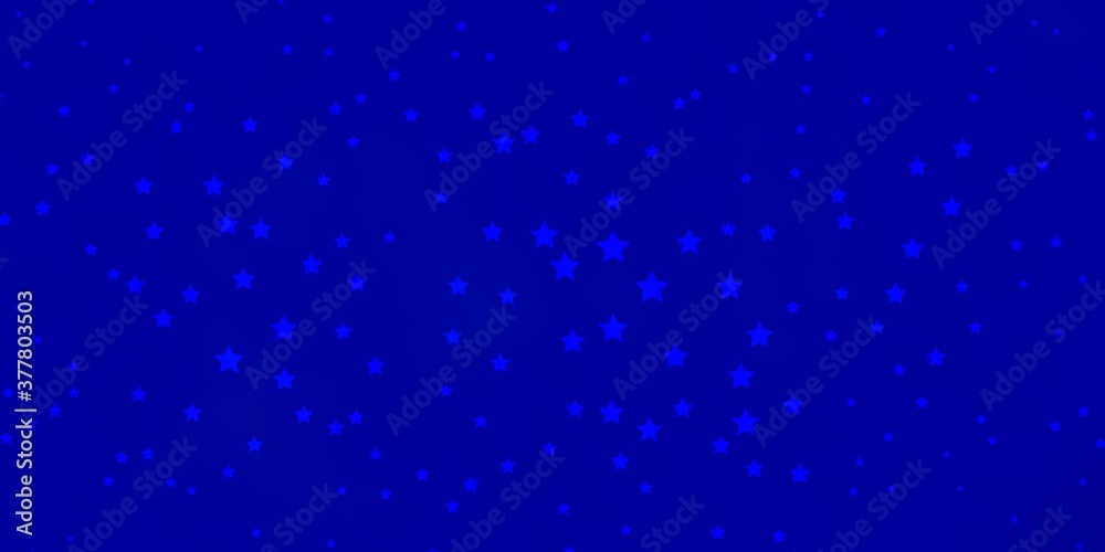 Dark BLUE vector background with small and big stars. Modern geometric abstract illustration with stars. Pattern for wrapping gifts. Dark BLUE vector background with small and big stars. Modern geometric abstract illustration with stars. Pattern for wrapping gifts.