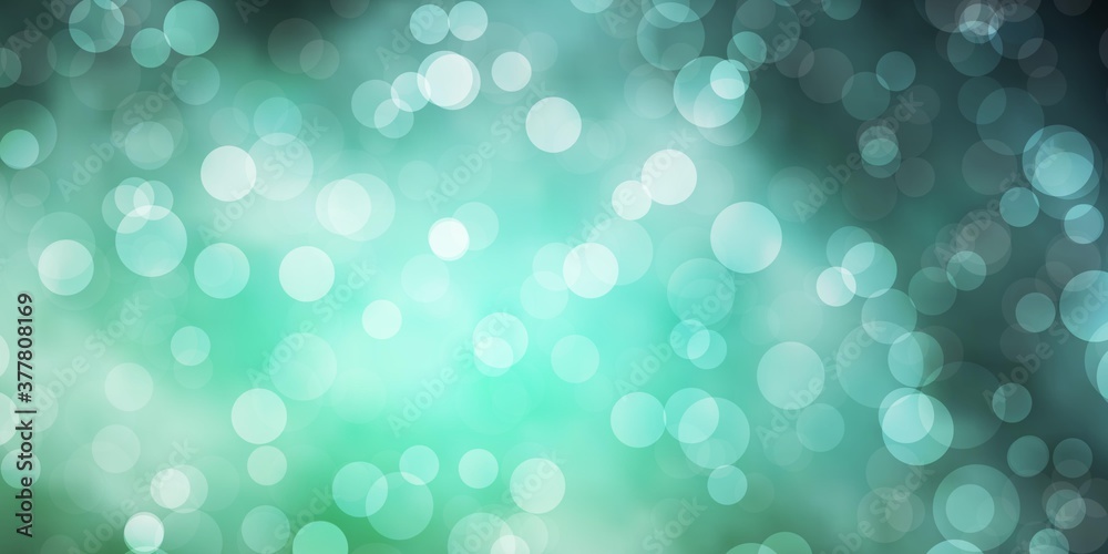 Light Green vector pattern with circles. Modern abstract illustration with colorful circle shapes. Design for your commercials. Light Green vector pattern with circles. Modern abstract illustration with colorful circle shapes. Design for your commercials.