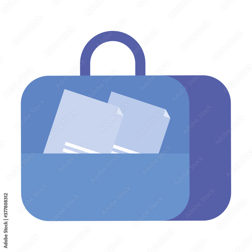 Isolated suitcase bag vector design Isolated suitcase bag vector design