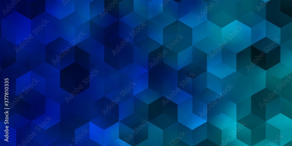 Light Blue, Red vector template in hexagonal style. Light Blue, Red vector template in hexagonal style.