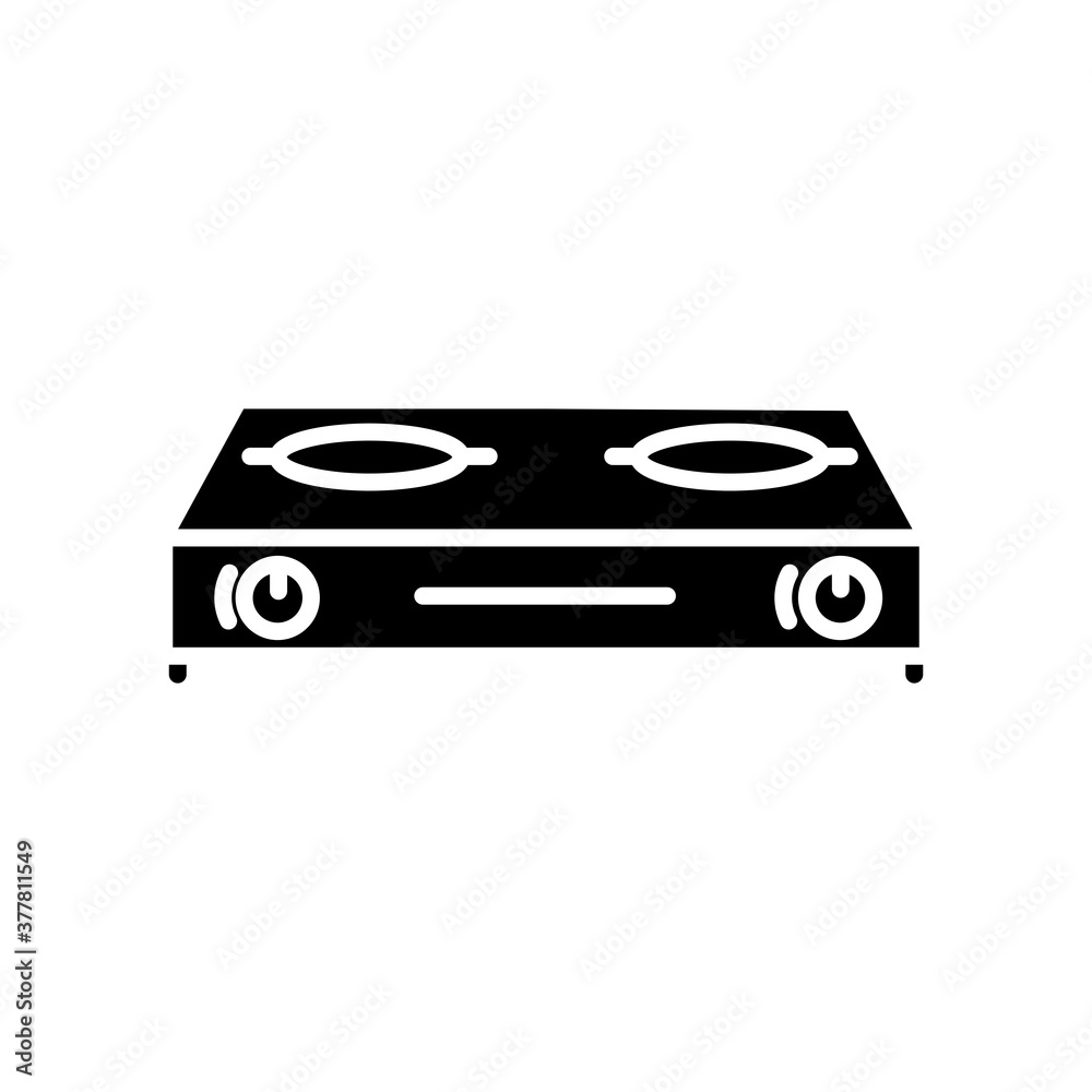 Fototapeta premium gas stove icon with outline style vector for your web design, logo, UI. illustrationn 
