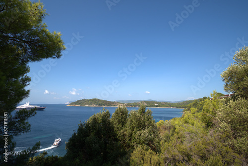 Greece, Skiathos island, the famous beach Koukounaries 