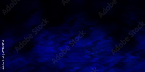 Dark BLUE vector pattern in square style.