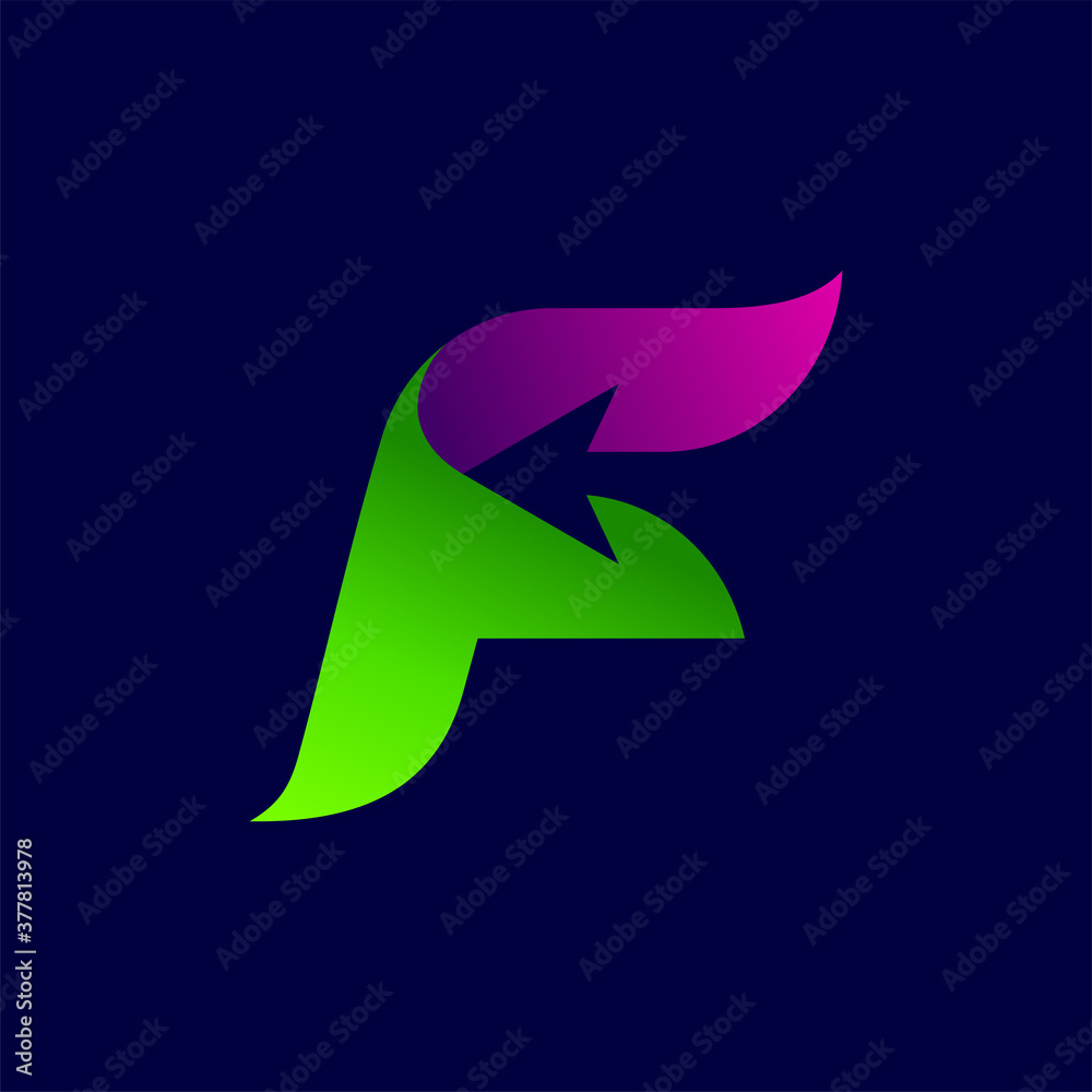 letter F and arrow for business logo design
letter F and arrow for business logo design