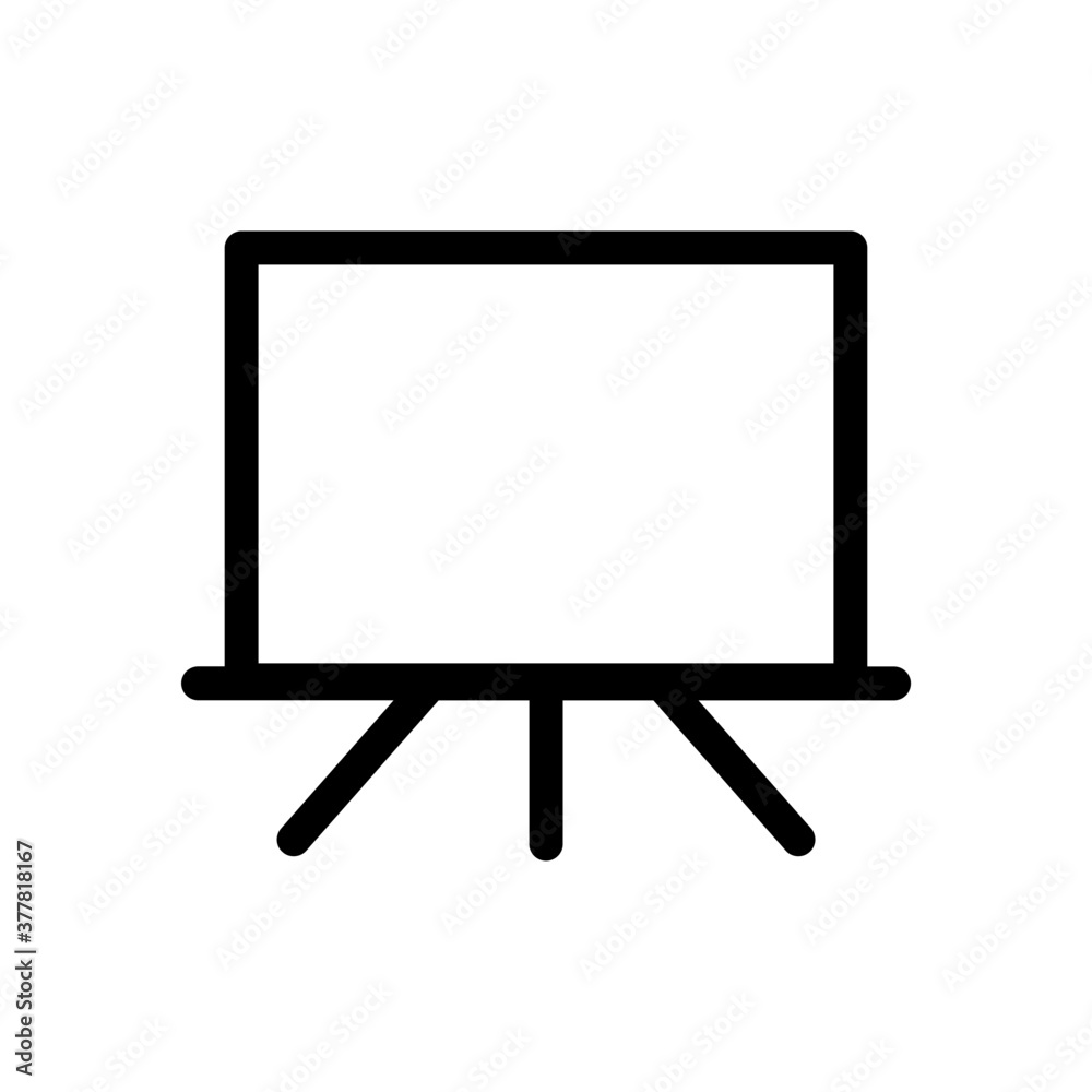 Projector screen icon Projector screen icon