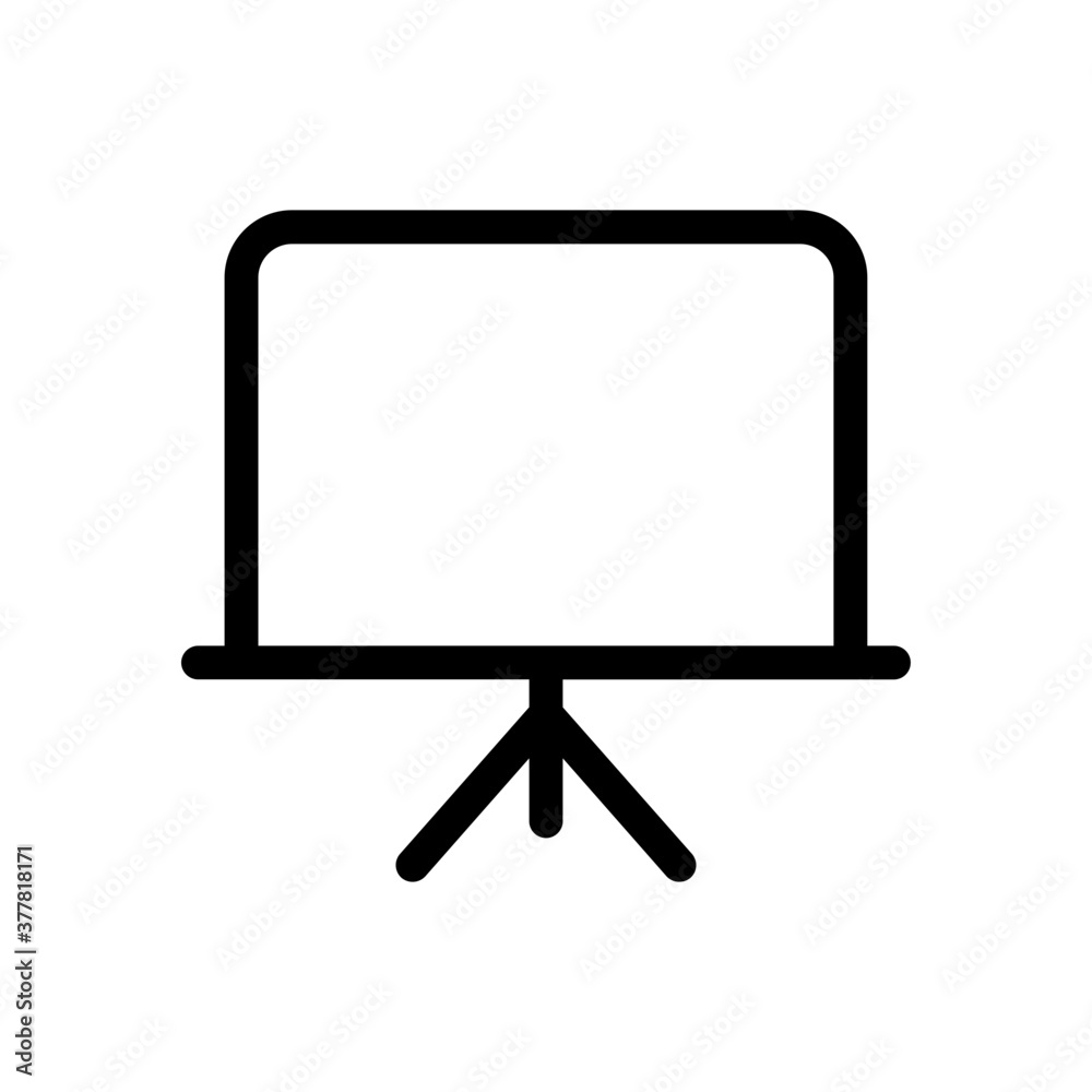 Projector screen icon Projector screen icon