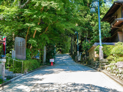 夏・高尾山・1号路入口