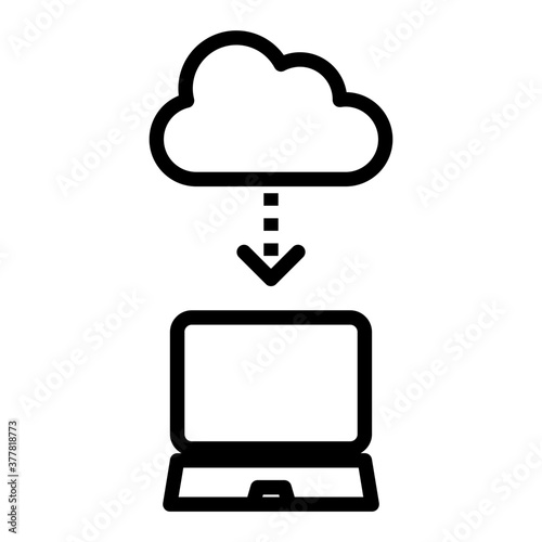 Upload to cloud icon