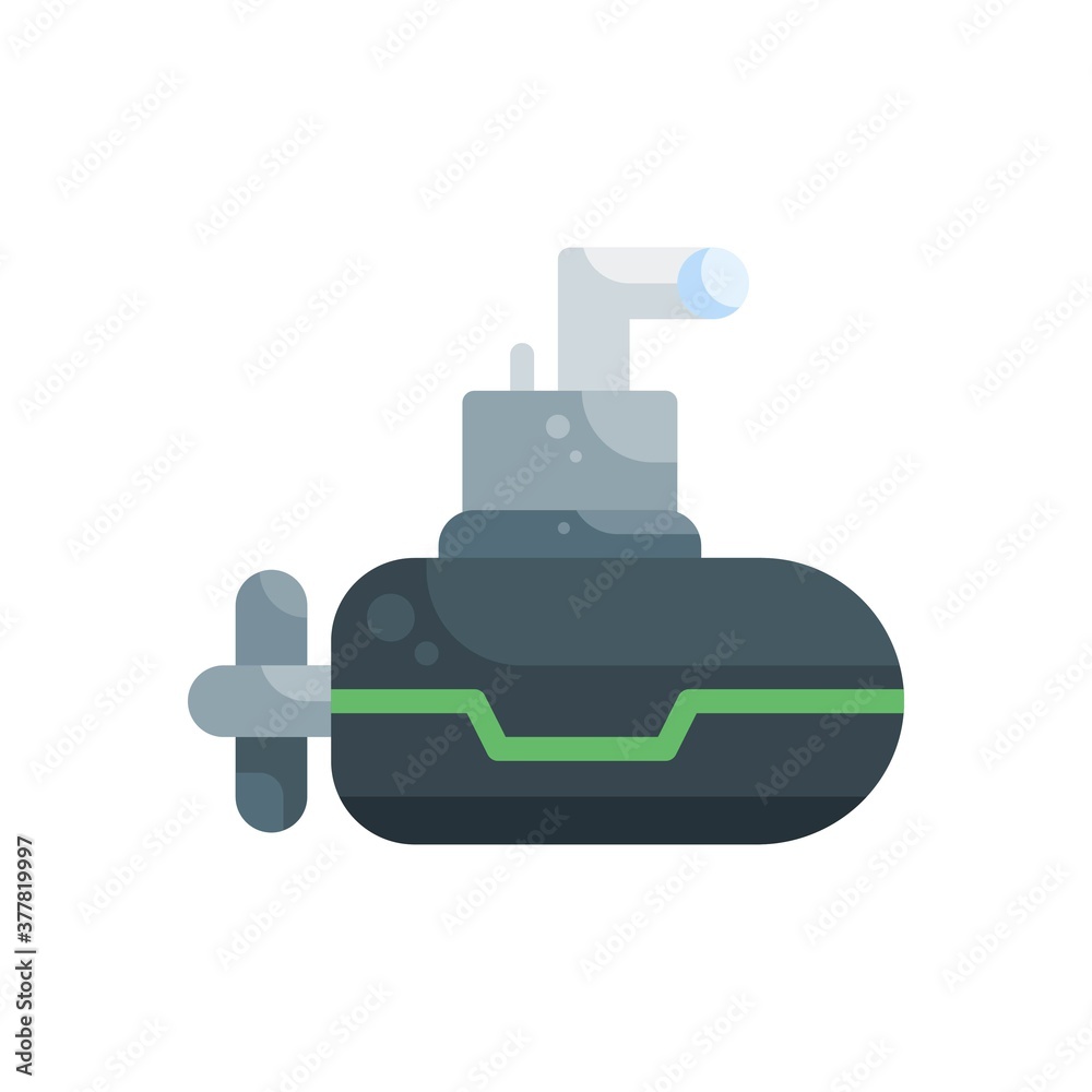 submarine icon in flat style. vector illustration for graphic design, website, UI isolated on white background. EPS 10 submarine icon in flat style. vector illustration for graphic design, website, UI isolated on white background. EPS 10