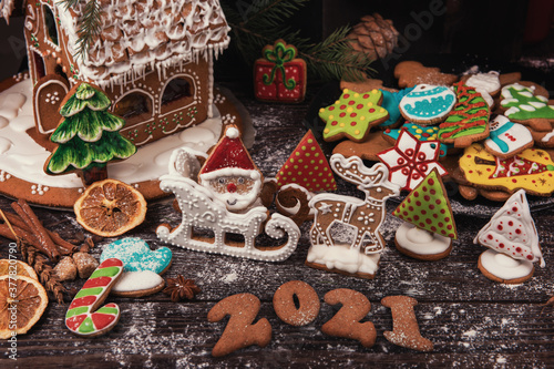 New year 2021, xmas and chr...