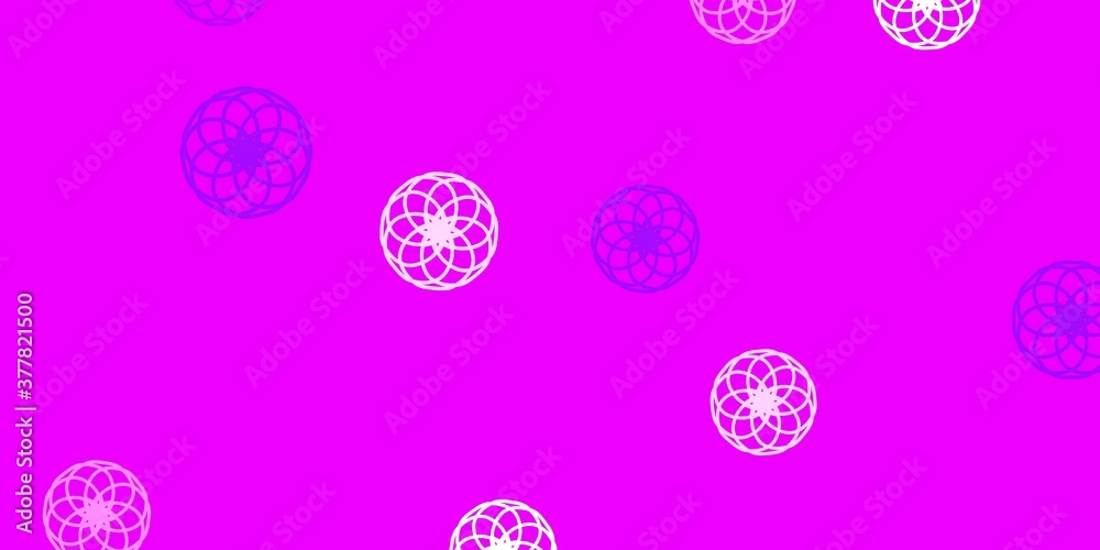 Light Purple, Pink vector layout with circle shapes. Light Purple, Pink vector layout with circle shapes.