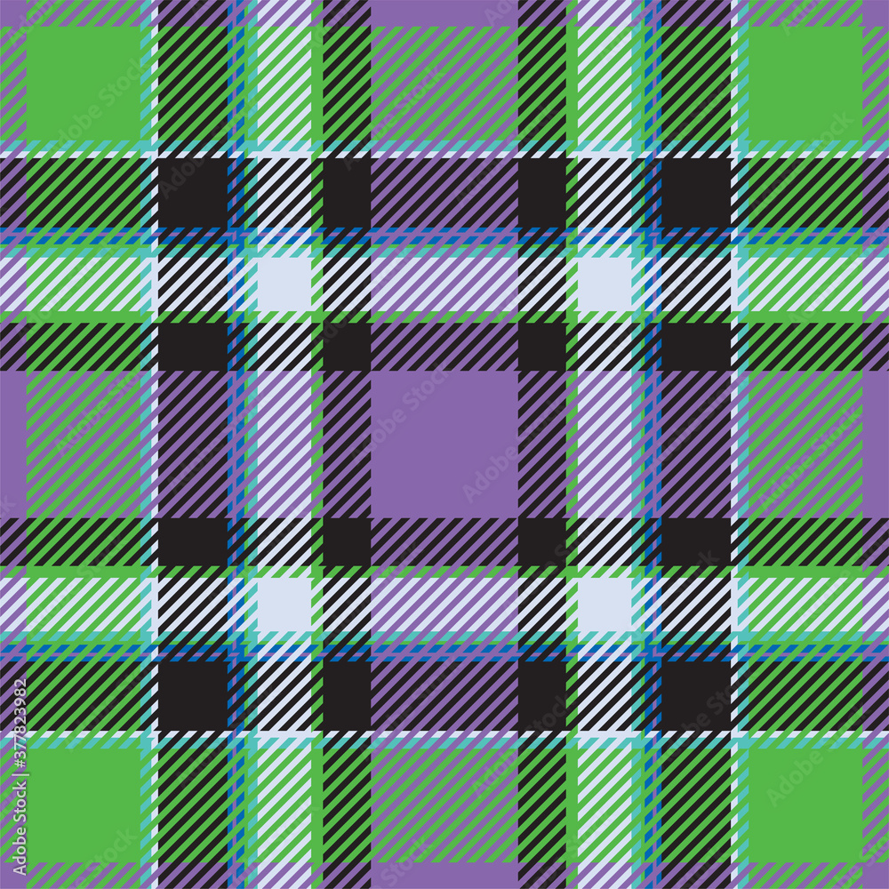 Tartan scotland seamless plaid pattern vector. Retro background fabric. Vintage check color square geometric texture.
