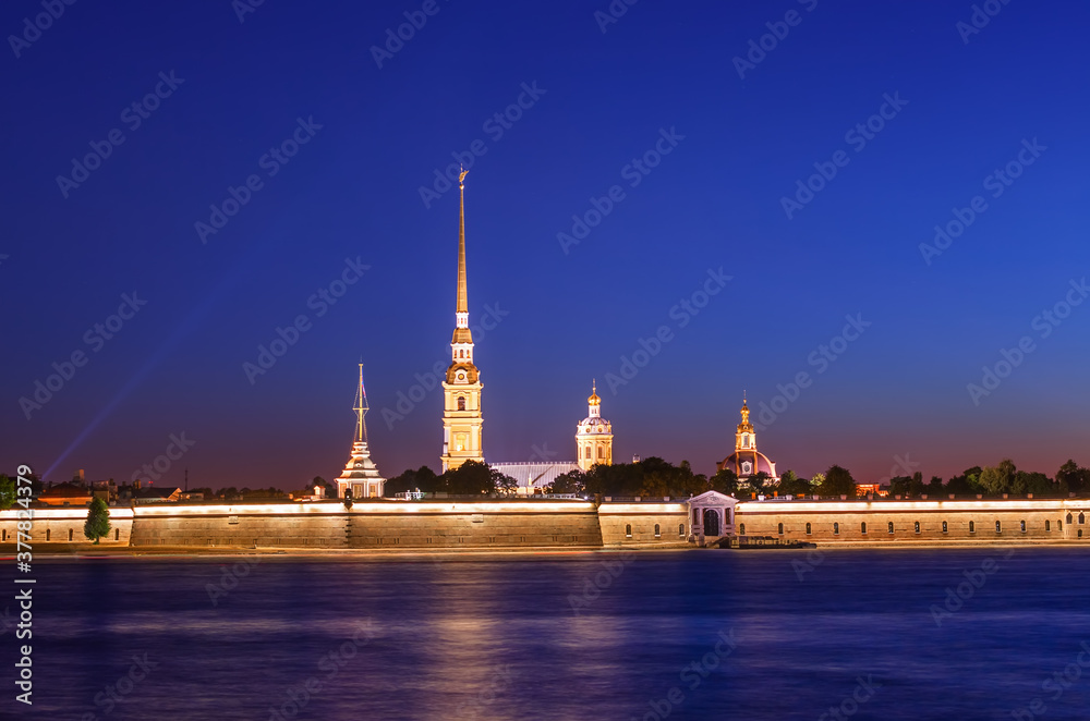 Peter-Pavel's Fortress in Saint-Petersburg - Russia