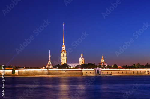 Peter-Pavel's Fortress in Saint-Petersburg - Russia