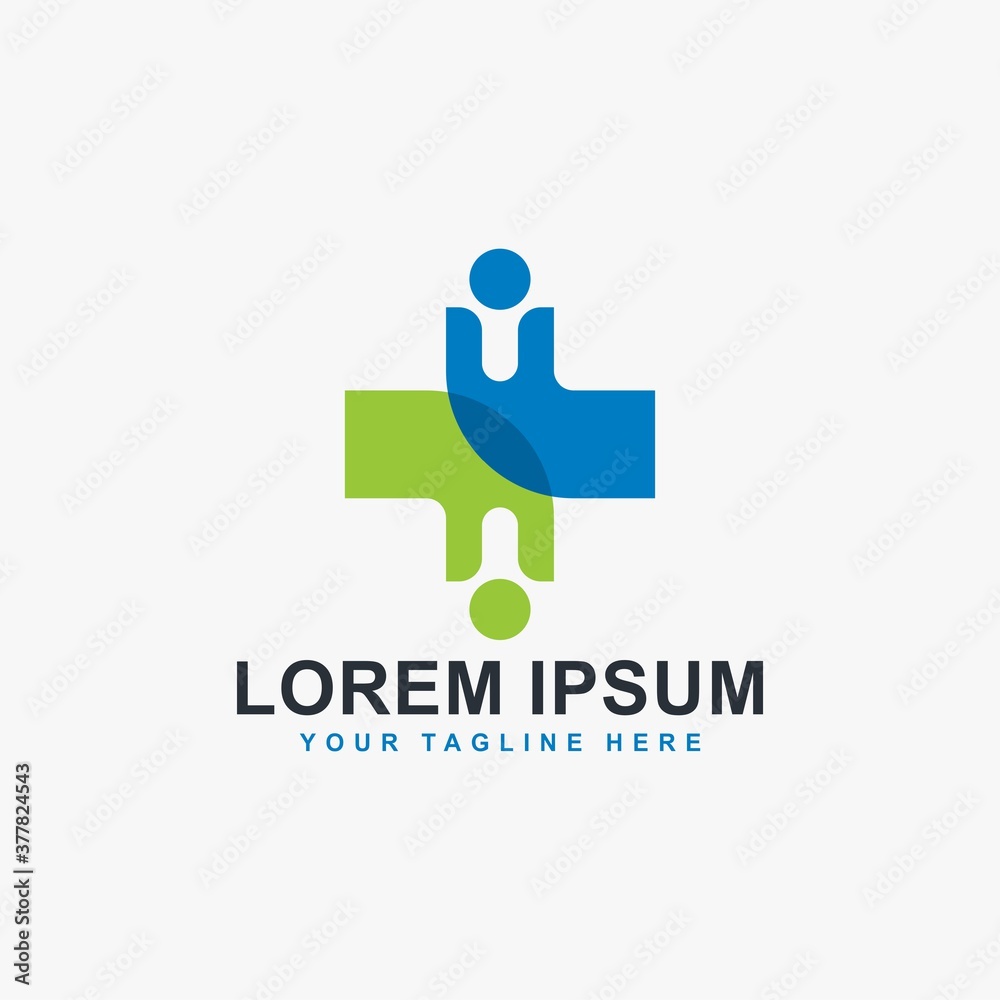 Cross medical abstract logo design vector. Health care logo design. Cross medical abstract logo design vector. Health care logo design.