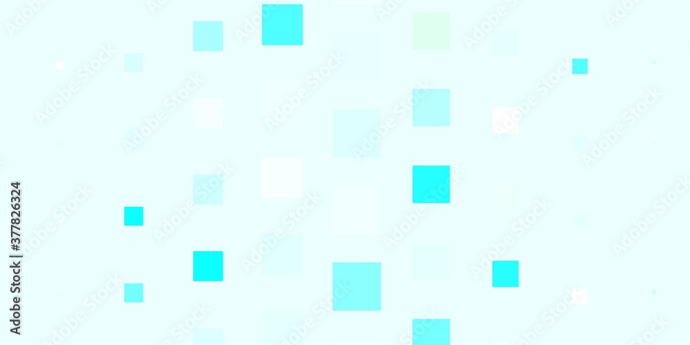 Light BLUE vector template in rectangles. Modern design with rectangles in abstract style. Pattern for business booklets, leaflets
