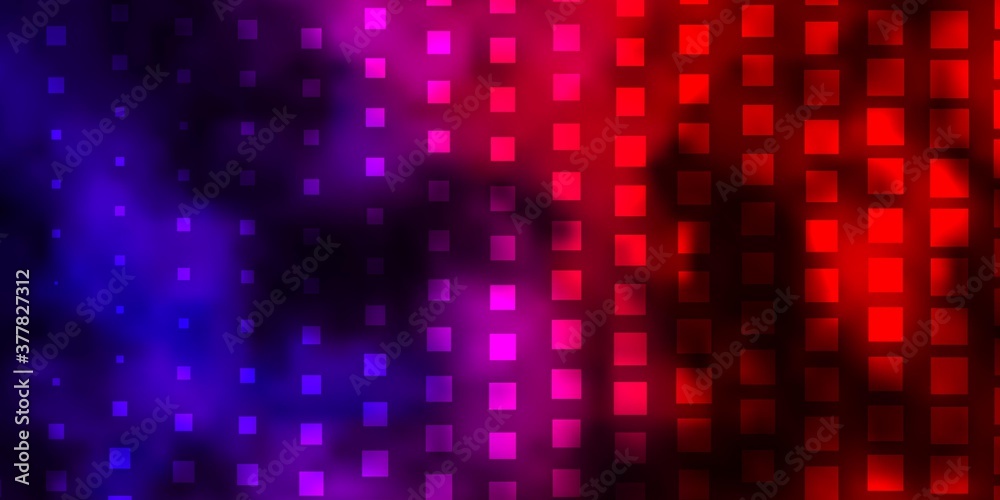 Dark Pink, Yellow vector pattern in square style. Illustration with a set of gradient rectangles. Template for cellphones.