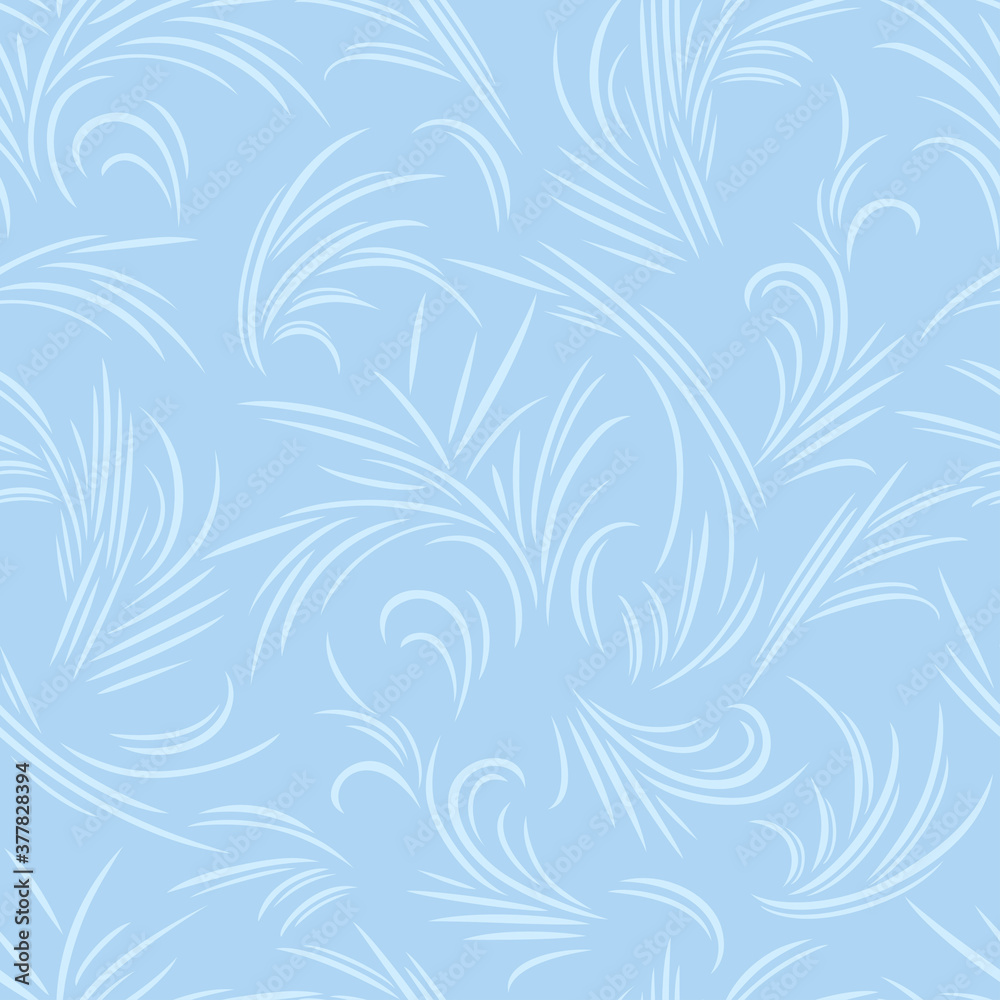 Ice pattern on frosty window seamless pattern. Vector illustration of winter design. Simple flat style. Abstract blue background. Ice pattern on frosty window seamless pattern. Vector illustration of winter design. Simple flat style. Abstract blue background.