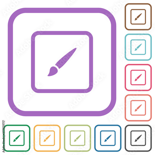 Paint object simple icons