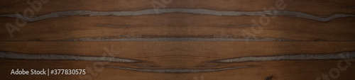 Wood texture background banner panorama -Surface of old wood with nature color  texture and pattern. Top view of weathered vintage wooden table. Brown rustic rough wood for backdrop