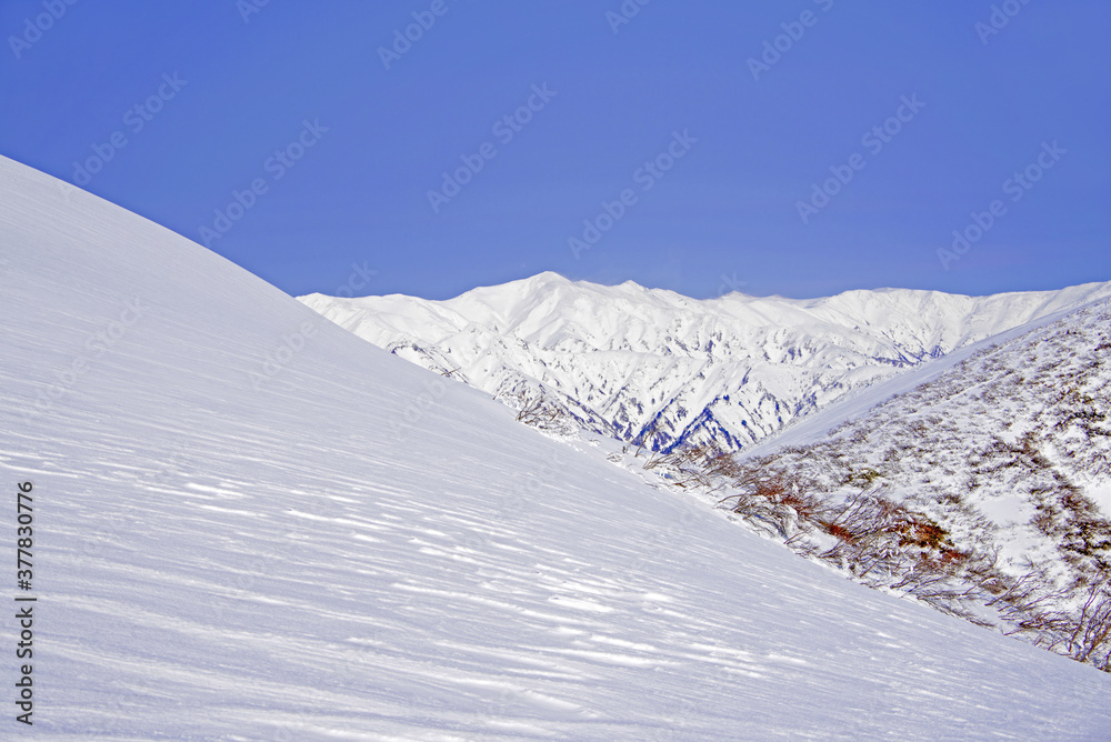 Japanese Snowy mountains
