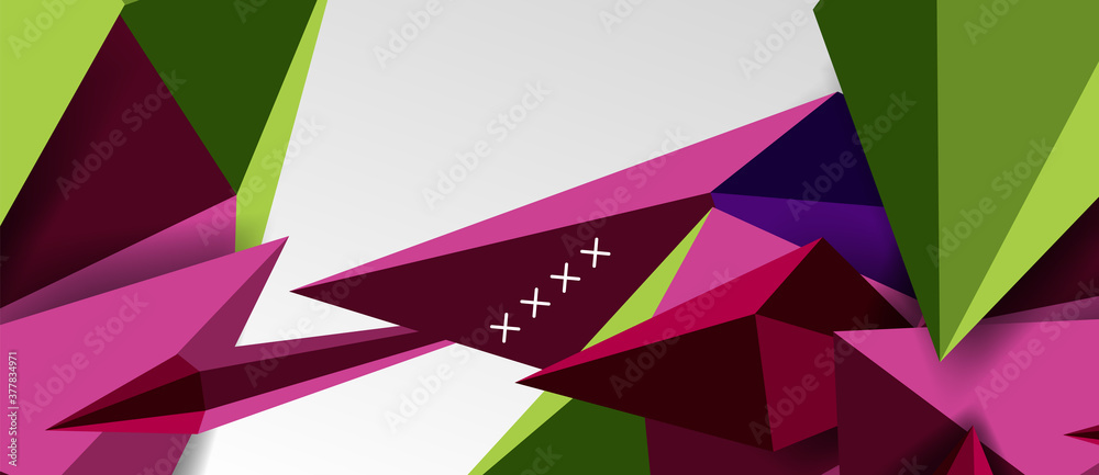 3d low poly abstract shape background vector illustration 3d low poly abstract shape background vector illustration