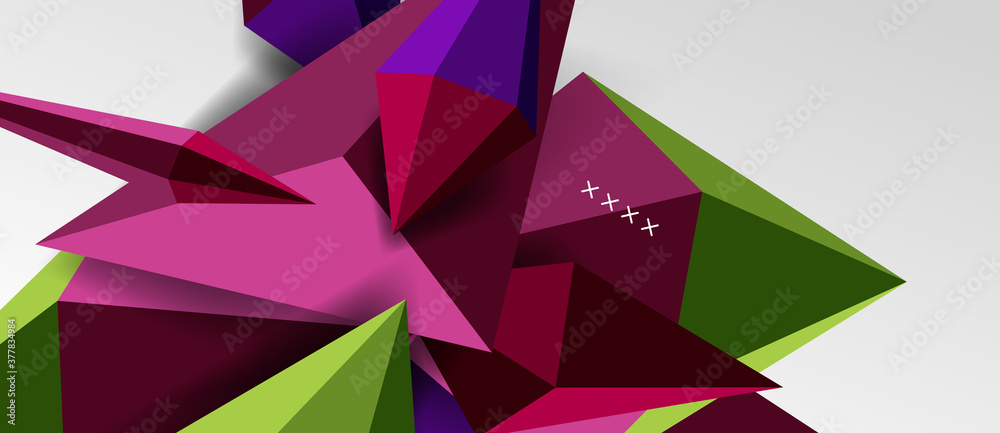 3d low poly abstract shape background vector illustration 3d low poly abstract shape background vector illustration