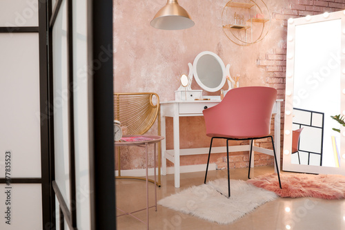 Stylish interior of modern ...