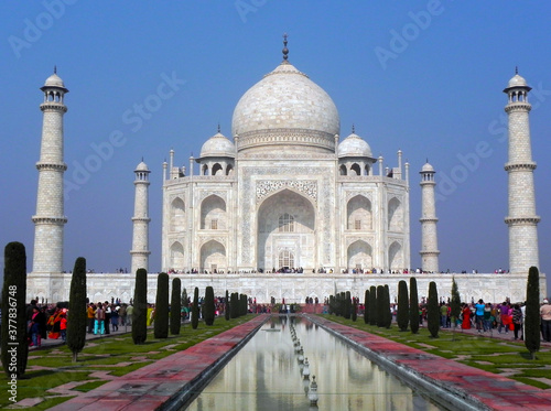 Taj Mahal Day Shot from Entry Side, Made by Mughal Ruler Shahjahan