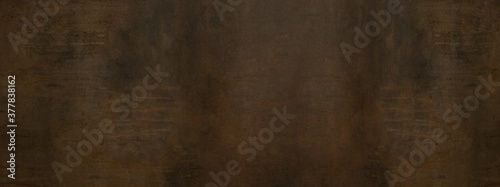 Grunge rusty dark metal stone background texture banner panorama 