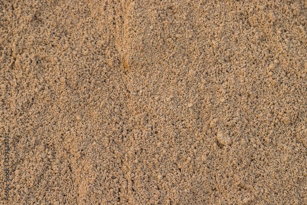 Sand pile for construction Sand pile for construction