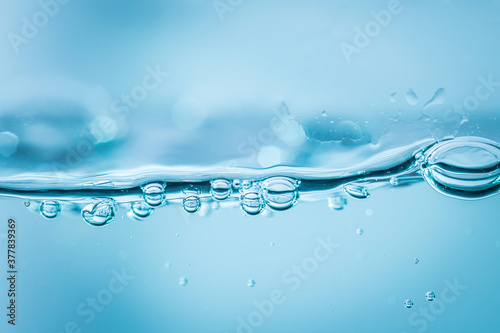 Underwater Air blue Bubbles