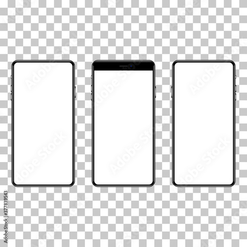 Mockup phone for visual ui app demonstration.
