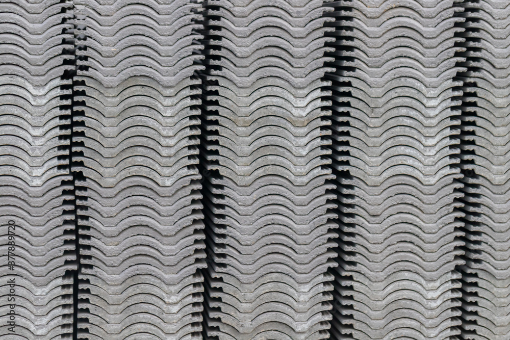 Stack of roofing tiles texture for construction Stack of roofing tiles texture for construction