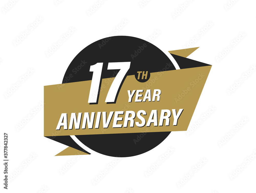17 Year Anniversary Vector images Design Illustration 17 Year Anniversary Vector images Design Illustration