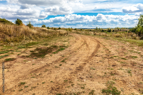 Dirt road in the park